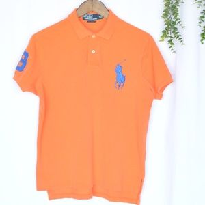 Polo by Ralph Lauren Big Pony Mesh Polo Shirt